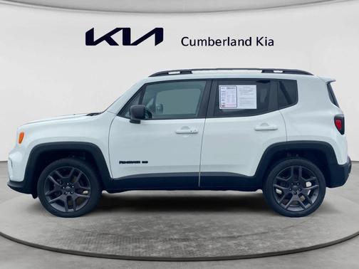 Alpine White Clearcoat 2021 Jeep Renegade Latitude