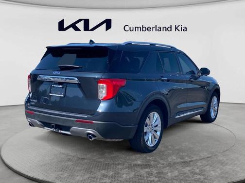 Stone Blue 2024 Ford Explorer Limited