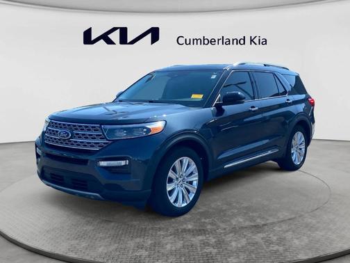 Stone Blue 2024 Ford Explorer Limited