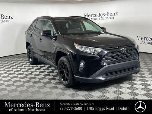Midnight Black Metallic 2021 Toyota RAV4 XLE