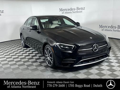 Black 2023 Mercedes-Benz E-Class E 350 4MATIC