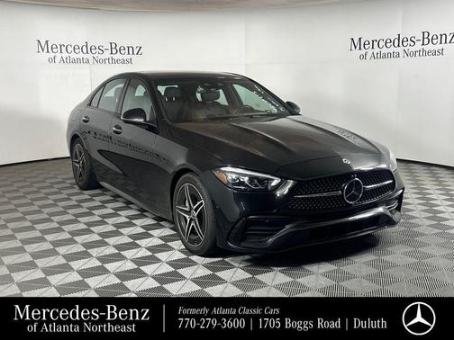 Obsidian Black Metallic 2025 Mercedes-Benz C-Class C 300 4MATIC