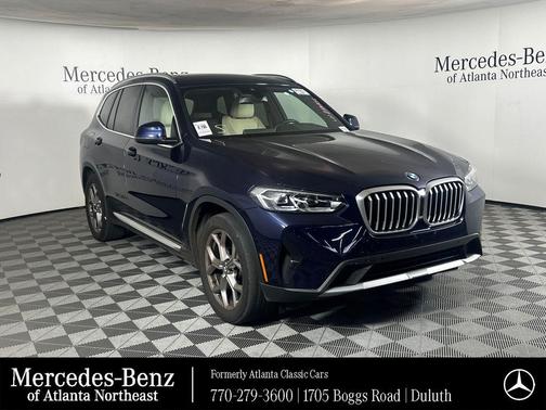 Tanzanite Blue II Metallic 2023 BMW X3 xDrive30i