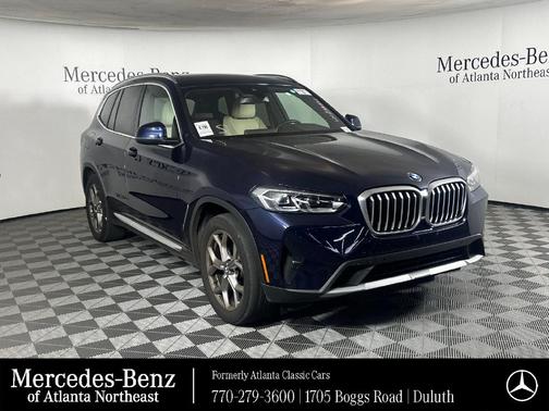 Tanzanite Blue II Metallic 2023 BMW X3 xDrive30i
