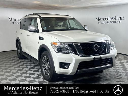 White 2019 Nissan Armada SL
