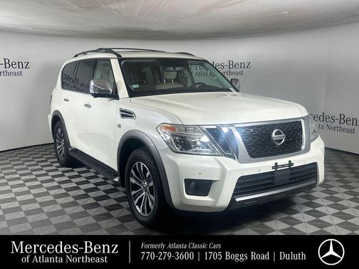 White 2019 Nissan Armada SL