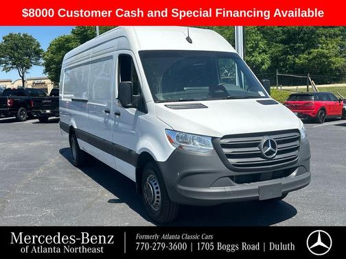 Arctic White 2025 Mercedes-Benz Sprinter 3500XD High Roof