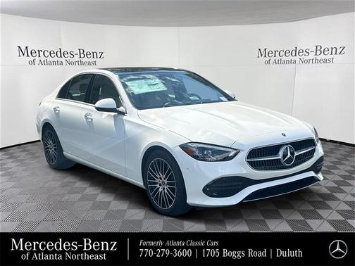 White 2026 Mercedes-Benz C-Class C 300 Sedan