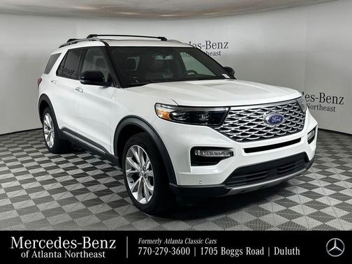 Star White 2022 Ford Explorer Platinum