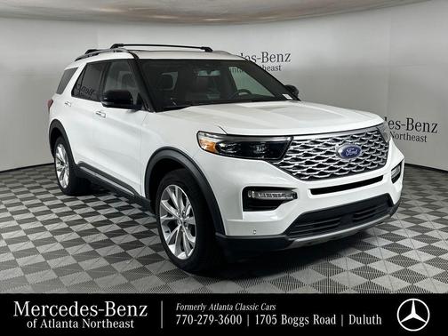 Star White 2022 Ford Explorer Platinum