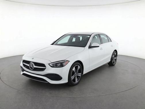 White 2025 Mercedes-Benz C-Class C 300