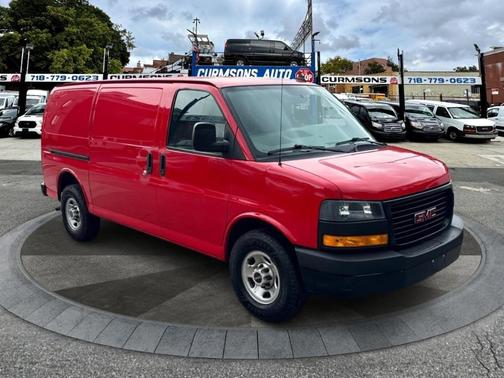 Red 2018 GMC Savana 2500 Work Van