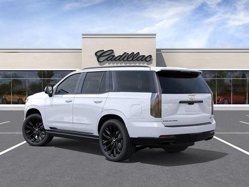 Vibrant White Tricoat 2026 Cadillac Escalade Sport Platinum