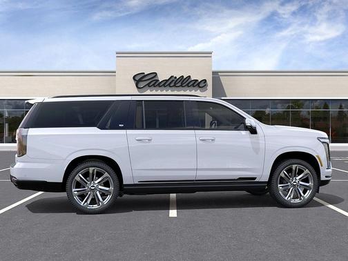 Vibrant White Tricoat 2026 Cadillac Escalade ESV Sport