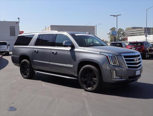 Satin Steel Metallic 2018 Cadillac Escalade ESV Luxury
