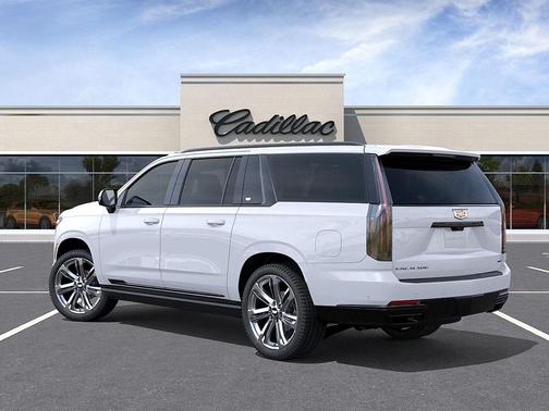 Vibrant White Tricoat 2026 Cadillac Escalade ESV Sport