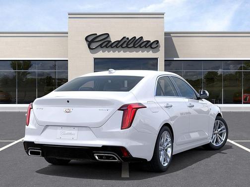 Summit White 2026 Cadillac CT4 Luxury RWD