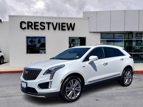 Crystal White Tricoat 2023 Cadillac XT5 Premium Luxury