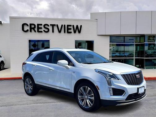 Crystal White Tricoat 2023 Cadillac XT5 Premium Luxury