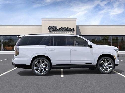 Vibrant White Tricoat 2026 Cadillac Escalade Sport Platinum