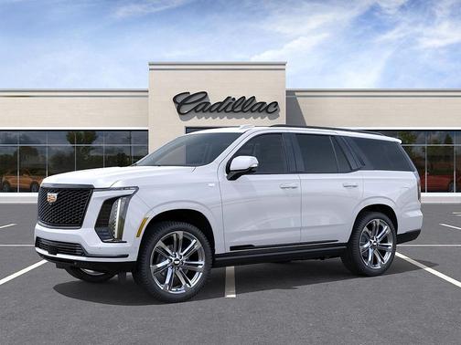 Vibrant White Tricoat 2026 Cadillac Escalade Sport Platinum