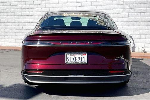 Zenith Red Metallic 2024 Lucid Air Touring