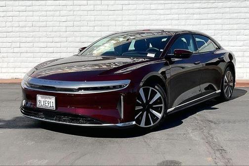 Zenith Red Metallic 2024 Lucid Air Touring