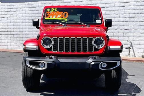 Firecracker Red Clearcoat 2025 Jeep Wrangler 4xe Sahara