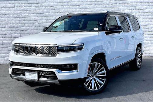 Bright White Clearcoat 2024 Jeep Grand Wagoneer L Series III 4x4
