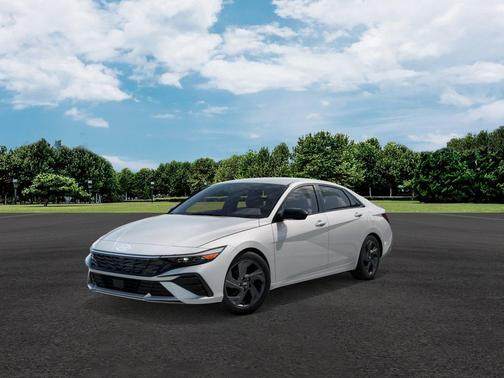 Serenity White 2026 Hyundai ELANTRA Sport