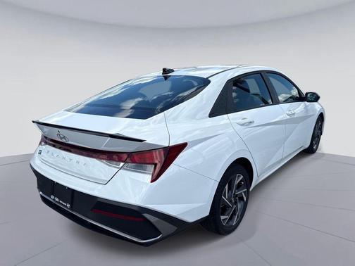 Serenity White 2025 Hyundai ELANTRA Sport