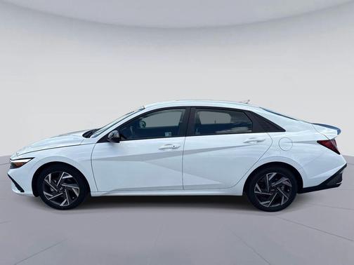Serenity White 2025 Hyundai ELANTRA Sport