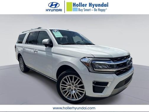 Star White Metallic Tri-Coat 2024 Ford Expedition Max Limited