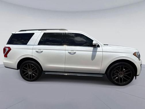 White Platinum Metallic Tri-Coat 2019 Ford Expedition XLT