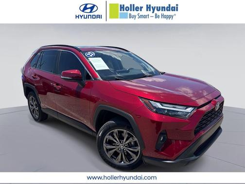 Ruby Flare Pearl 2022 Toyota RAV4 Hybrid XLE Premium