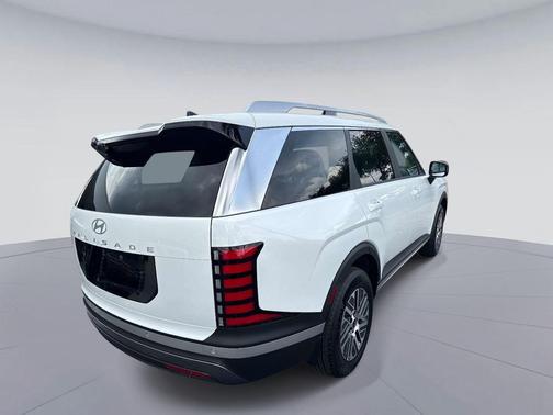 Creamy White Pearl 2026 Hyundai Palisade Hybrid Blue SEL 8P