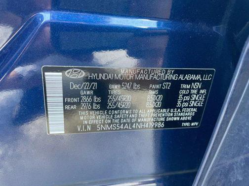 2022 Hyundai SANTA FE Calligraphy