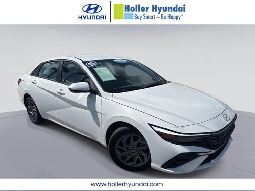 Serenity White 2025 Hyundai ELANTRA HEV Blue
