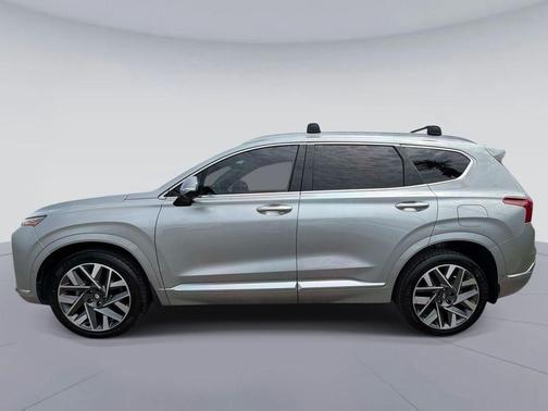 Shimmering Silver 2022 Hyundai SANTA FE Calligraphy