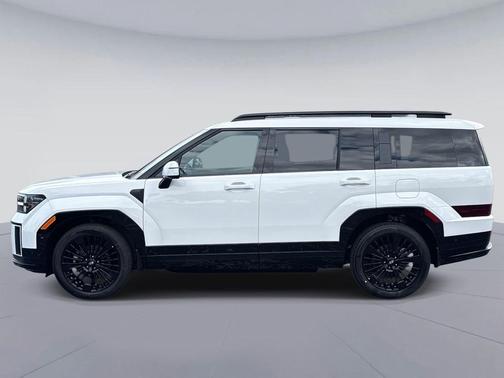 Serenity White 2026 Hyundai SANTA FE HEV Calligraphy