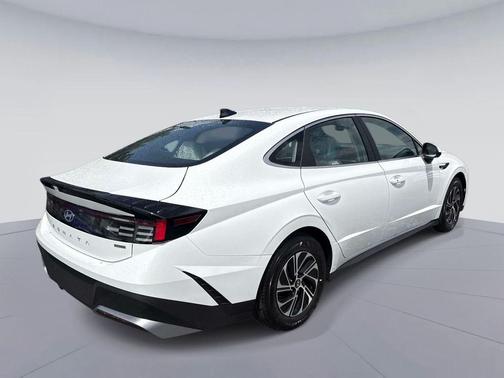 Serenity White 2026 Hyundai SONATA Hybrid Base