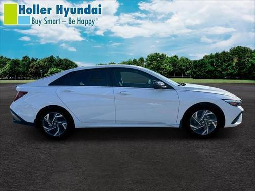 Serenity White 2025 Hyundai ELANTRA HEV SEL Sport