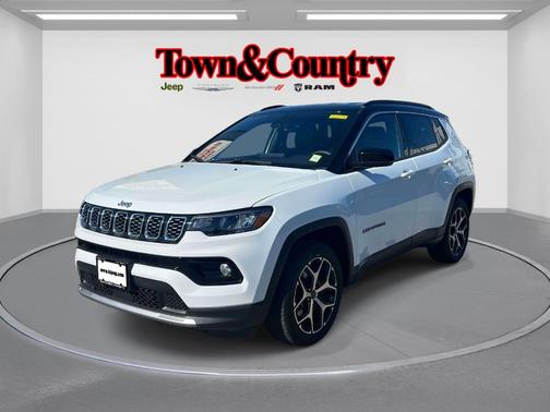 Bright White Clearcoat 2025 Jeep Compass Limited