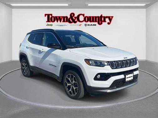 Bright White Clearcoat 2025 Jeep Compass Limited