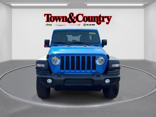 Hydro Blue Pearl 2022 Jeep Wrangler Unlimited Sport