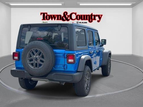 Hydro Blue Pearl 2024 Jeep Wrangler Sport