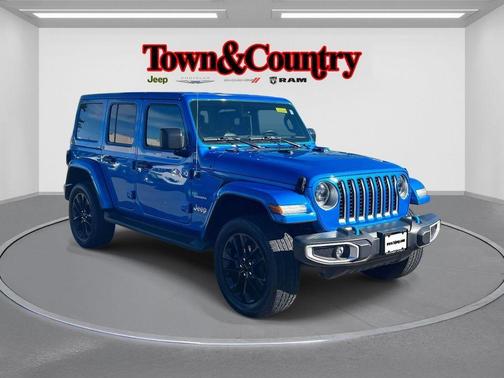 Hydro Blue Pearl 2023 Jeep Wrangler 4xe Sahara