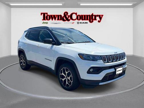 Bright White Clearcoat 2025 Jeep Compass Limited