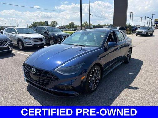 Stormy Blue 2021 Hyundai SONATA Limited