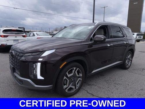 Burgundy 2025 Hyundai PALISADE Limited